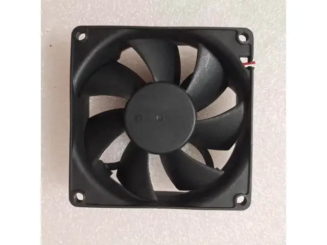 Alt view image 4 of 4 - DC12V 0.65A AD0812VB-A72GP 8025 8cm 3-Wire high Airflow Dual Ball Cooling Fan