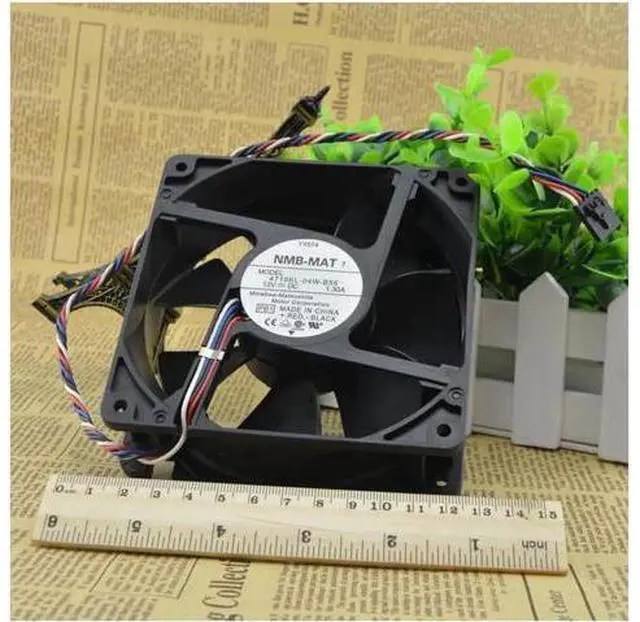 Alt view image 4 of 4 - For NMB 12cm 12V 1.3A For D.ell Y4574 4715KL-04W-B56 Special fan for ants cooling fan