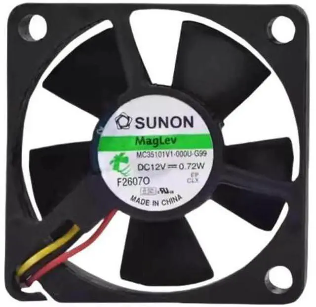 Main image of MC35101V1-000U-G99 DC12V 0.06A 0.72W 10000RPM 35MM 3CM 3510 3-Wire Cooling Fan
