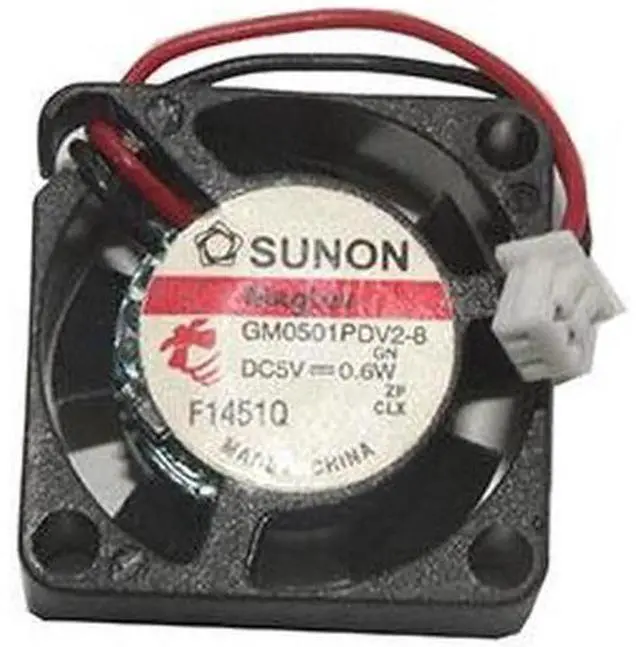 Alt view image 3 of 4 - 20mm GM0501PDV2-8 GN 5V 2cm 0.6W 2Wire Cooling Fan 20x20x8mm