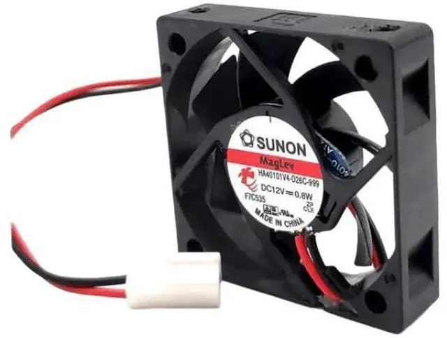 Alt view image 4 of 5 - HA40101V4-D26C-999 MagLev 12V 0.8W 4010 Cooling Fan 40X10MM