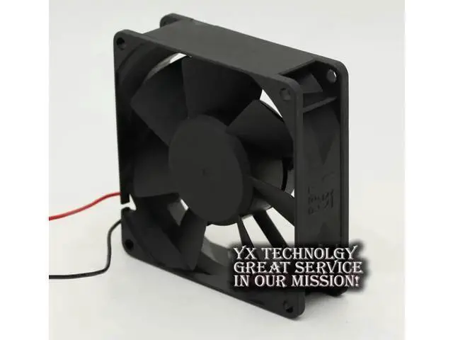 Alt view image 5 of 6 - KD1208PTB1 8025 12V 1.7W 2 wire 8CM double ball fan cooling fan SUNON