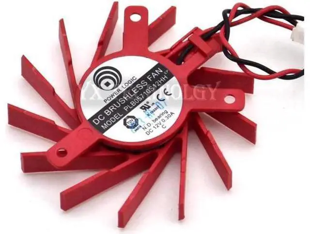 Main image of video card fan HD5550 5570 5670 V4800 Professional graphics card fan PLB05710S12HH 5.1cm diameter 12V 0.30A