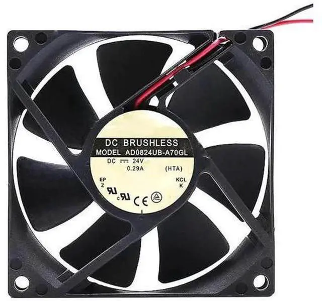 Main image of DC24V 0.29A AD0824UB-A70GL 8025 8cm 2-wire inverter cooling fan