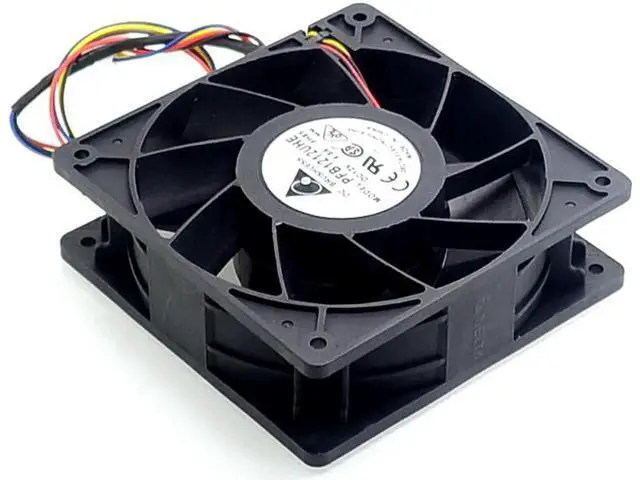 Alt view image 2 of 6 - 1pcs 120*120*38mm PFB1212UHE 12V 4.8A 12038 4 wire double ball crush-fan violence