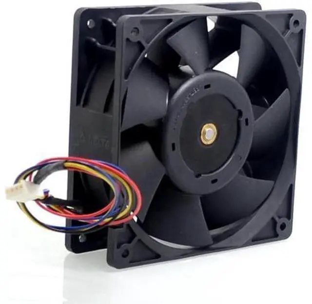Alt view image 4 of 6 - 1pcs 120*120*38mm PFB1212UHE 12V 4.8A 12038 4 wire double ball crush-fan violence