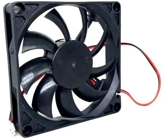 Alt view image 3 of 4 - F-8015H12BII 12V 0.35A 80mm 2-Wire Cooling Fan 80X80X15MM