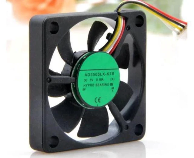 Alt view image 3 of 3 - for AD3505LX-K7B 5V 0.10A 35X35X6MM 4-Wire Cooling Fan
