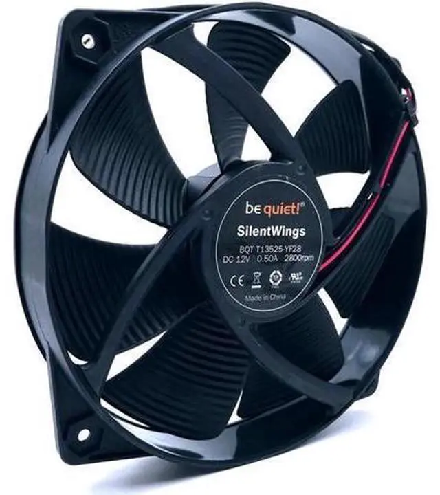Alt view image 2 of 4 - 135mm fan bequiet fan silentwings BQT T13525-YF28 135mm 135*135*25mm DC 12V 0.50A 2800RPM axial cooling fan