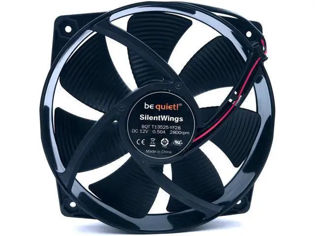 Alt view image 4 of 4 - 135mm fan bequiet fan silentwings BQT T13525-YF28 135mm 135*135*25mm DC 12V 0.50A 2800RPM axial cooling fan
