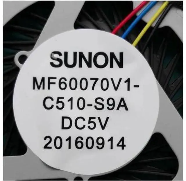 Alt view image 2 of 3 - New original cpu fan for L.enovo laptop cooler MF60070V1-C510-S9A DC28000J9S0 Laptop cpu cooling fan cooler