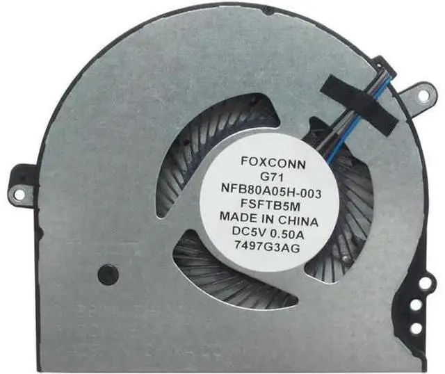 Alt view image 3 of 3 - New Laptop cpu Cooling Fan for HP 15-CC CC078TX CC593 CC707 CC708 CC710 CC714 CC715 laptops cooling fan cooler