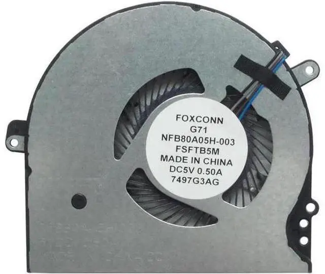 Alt view image 2 of 3 - New Laptop cpu Cooling Fan for HP TPN-Q191 Q201 Q189 15-CK CK009 CK013 CK017 CK708TX laptops cooling fan cooler