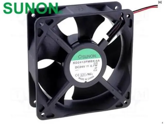 Main image of KD2412PMBX-6A 24V 6.7W 12CM 12038 converter cooling fan Cooling fan
