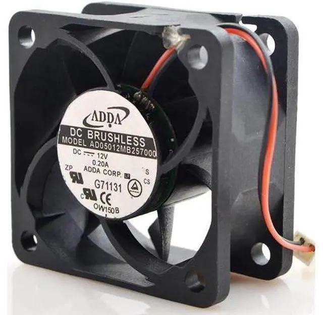 Alt view image 2 of 4 - 1pcs AD05012MB257000 high air volume fan 12V 5025 5CM 0.20A Dual ball bearing cooling fan