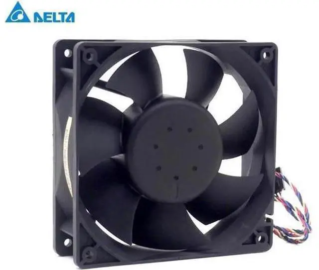 Alt view image 3 of 6 - AFC1212DE 12038 12cm 120mm DC 12V 1.6A pwm ball fan thermostat inverter server cooling fan