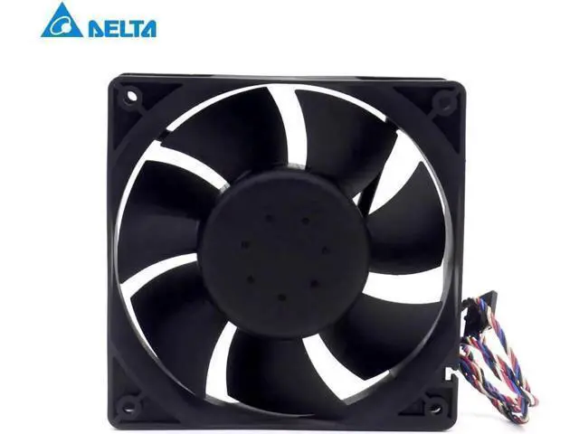 Alt view image 2 of 6 - AFC1212DE 12038 12cm 120mm DC 12V 1.6A pwm ball fan thermostat inverter server cooling fan