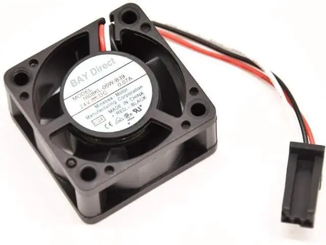 Alt view image 3 of 6 - 1608KL-05W-B39 24V 0.07A 4CM 3-Wire Cooling Fan Graphics Card Fan 404020mm