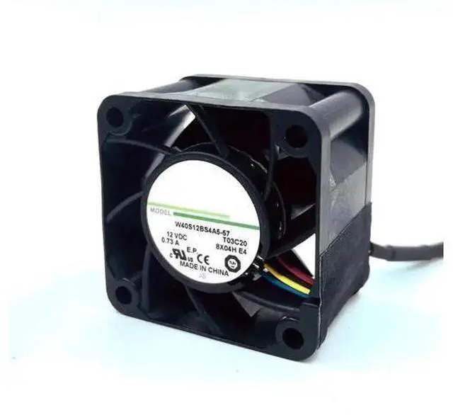 Alt view image 3 of 3 - DC12V 0.73A W40S12BS4A5-57 T03C29 4028 4cm 4-Wire PWM Cooling Fan