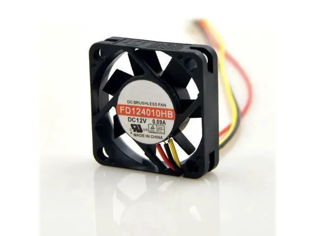 Alt view image 2 of 4 - DC12V 0.09A FD124010HB 4010 4cm 3 Wire Dual Ball Silent Cooling Fan