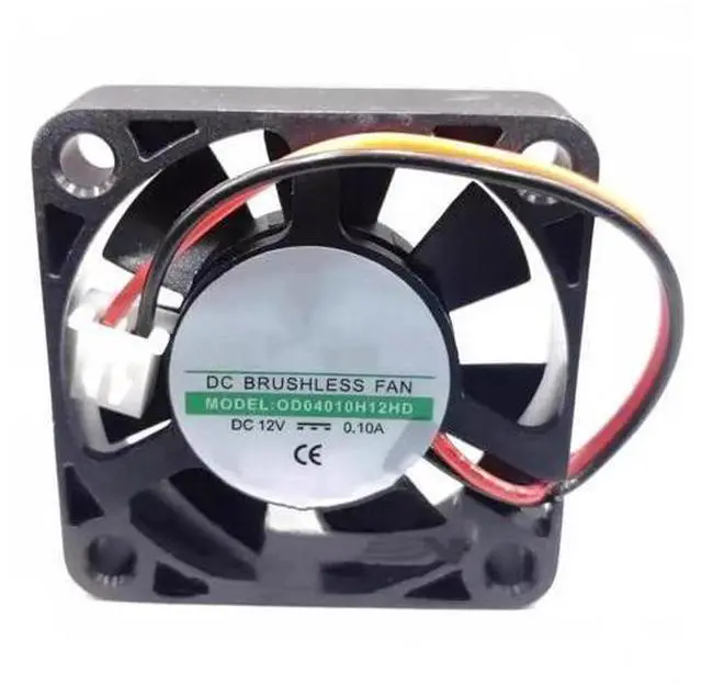 Main image of DC12V 0.10A 0D04010H12HD 4010 4cm 2-Wire Electric Vehicle Charging Cooling Fan