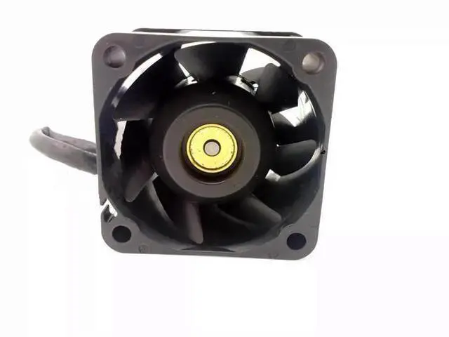 Alt view image 2 of 3 - DC12V 0.60A 9GV0412J301 4028 4cm 3-Wire Double Ball Bearing Inverter Cooling Fan