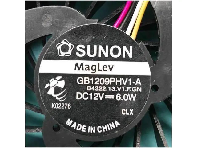 Alt view image 3 of 3 - CPU fan for SUNON GB1209PHV1-A B4322.13.V1.F.GN laptop cpu cooling fan cooler