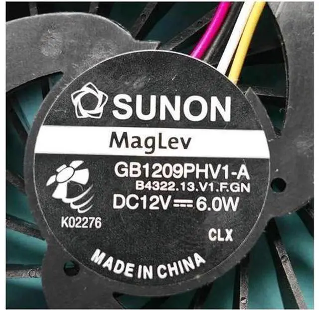Alt view image 3 of 3 - CPU fan for SUNON GB1209PHV1-A B4322.13.V1.F.GN laptop cpu cooling fan cooler