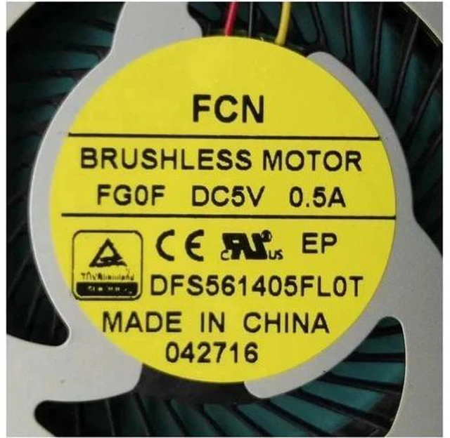 Alt view image 2 of 2 - New radiator CPU fan for Acer E5-511 E5-511P V3-572 2500 P256 heatsink cpu cooling fan cooler AT15Y001FF0 DFS561405FL0T FG0F
