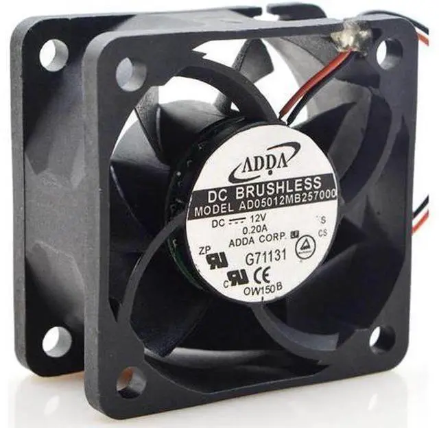 Main image of 1pcs AD05012MB257000 high air volume fan 12V 5025 5CM 0.20A Dual ball bearing cooling fan