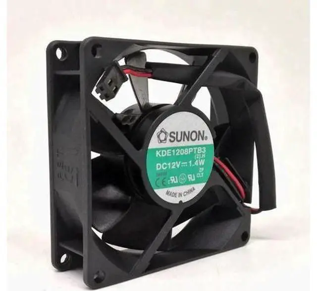 Alt view image 3 of 4 - 1pcs For 8cm KDE1208PTB3 Double Ball Mute Fan 8025 12V Computer Cabinet Power cooling Fan
