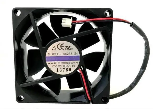 Main image of Fan JF0825S1M DC12V 0.15A 80X80X25mm 2-Wire Cooling Fan 8025mm
