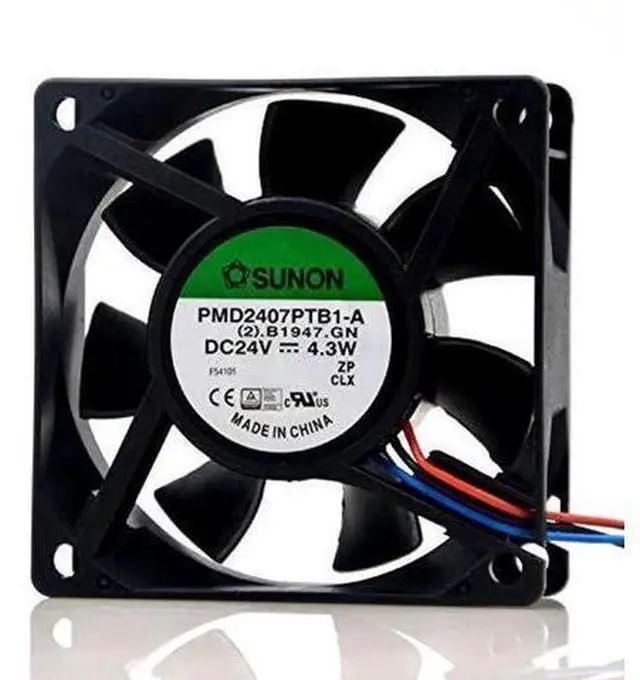 Main image of PMD2407PTB1-A 24V 70MM Fan 24V 4.3W 7CM 7025 3-Wire Inverter Cooling Fan