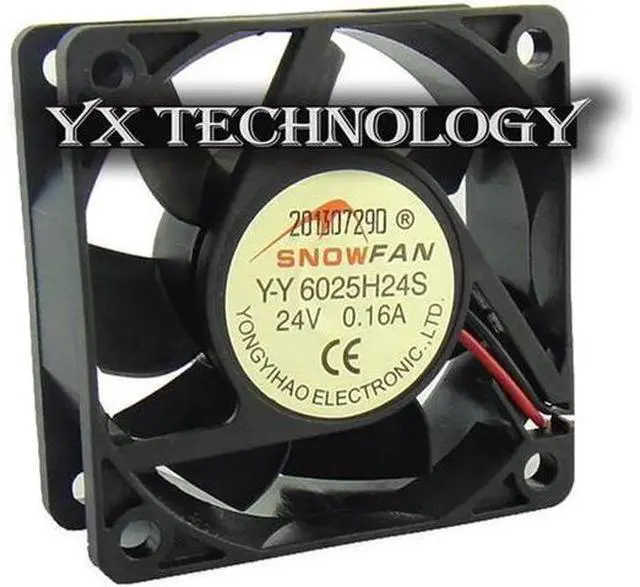Main image of New YY6025H24S 6025 6cm 24V 0.16A cooling fan DC fan 60*60*25mm