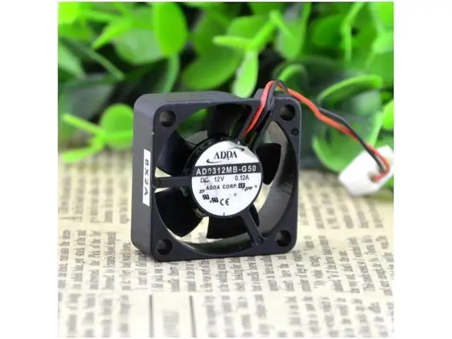 Alt view image 4 of 5 - ADDA 3CM Fan 3010 12V 0.12A AD0312MB-G50 3cm 2 lines Ball cooling fan