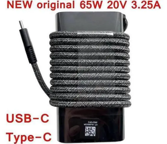 Main image of 916369-013 L21487-001 For HP Laptop 65W 20V 3.25A USB-C Type-C Power Adapter Charger Cable TPN-DA13