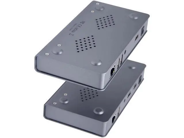 Alt view image 2 of 6 - 4K 120M HDMI KVM Extender over Cat5e/6 cable HDMI USB Ethernet Extender Transmit with Loop out IR Control Support Mouse Keyboard