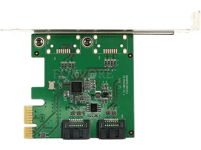 Alt view image 4 of 4 - Raid Card 2 Ports SATA 6G PCI Express Controller Card PCI-e to SATA III 3.0 converter PCI low profile bracket SATA3.0