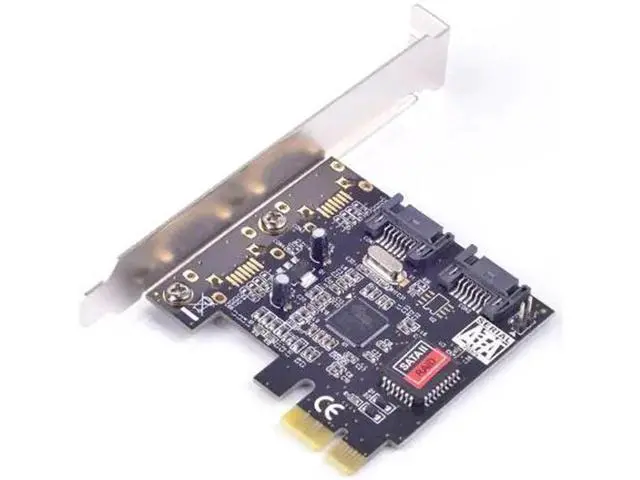 Alt view image 2 of 4 - PCIe to 2 Port SATA2.0 Raid Controller Card SIL3132 Chipset for Silicon RAID 0 1