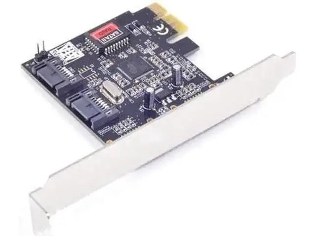 Alt view image 4 of 4 - PCIe to 2 Port SATA2.0 Raid Controller Card SIL3132 Chipset for Silicon RAID 0 1