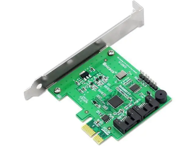 Alt view image 2 of 6 - 2 Port SATA3.0 PCI-e Controller Card PCI Express to Internal SATA 6Gb Multiplier