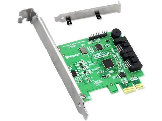 Alt view image 5 of 6 - 2 Port SATA3.0 PCI-e Controller Card PCI Express to Internal SATA 6Gb Multiplier
