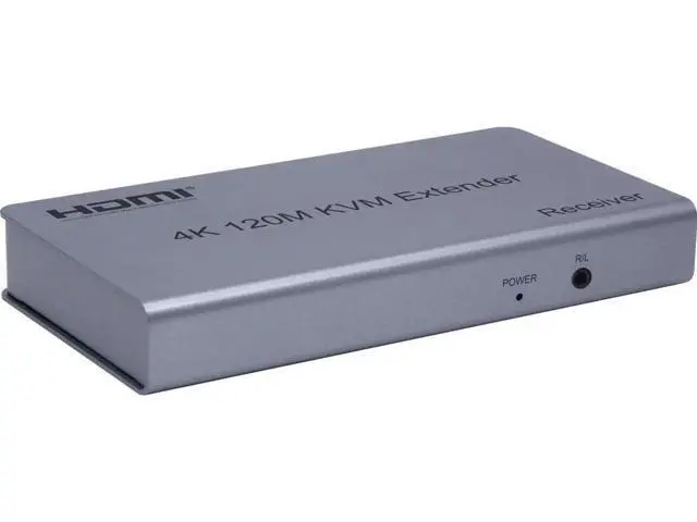 Alt view image 6 of 6 - 4K 120M KVM HDMI Extender By RJ45 Ethernet Cat5e Cat6 Cable Video Transmitter Receiver Support USB Mouse Keyboard Touch Screen