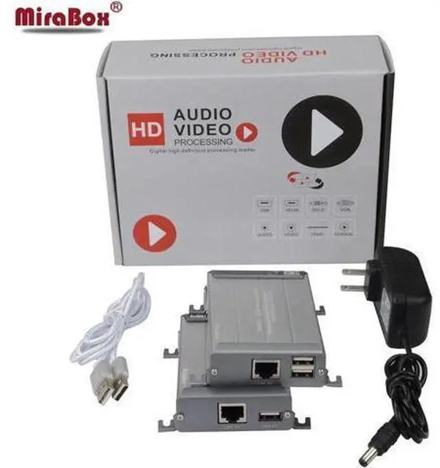 Main image of HSV560 KVM HDMI Extender with POE Function Support 1080p Lossless No Delay 60-80m KVM Transmitter USB HDMI KVM Extender