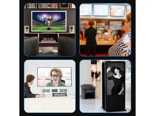 Alt view image 2 of 6 - 2x2 HDMI DVI Video Wall Controller 1080P@60Hz with Remoter 3.5mm 1X2 1X3 1X4 2X1 3x1 4X1 2X2 Video Splitter 180 Flip