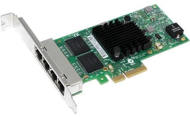 Main image of Card PCI-Express PCIe X4 Four RJ45 Gigabit Ports Server Adapter NIC I350-T4