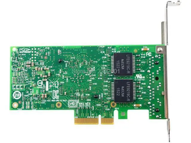 Alt view image 5 of 5 - I350-T4V2 4-Port Gigabit Ethernet PCI-Express X4 I350AM4 Server Adapter Network Card