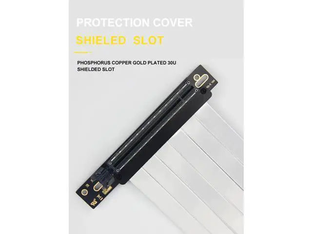 Alt view image 5 of 5 - Express Riser Cable X16 10cm/25cm for High Speed Graphics Cards E Extender Connector