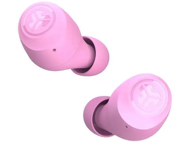 Alt view image 4 of 7 - JLab Go Pop+ True Wireless Earbuds, Pink, Bluetooth, IPX4, Be Aware Mode, Customize Sound, Controls