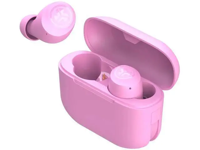 Alt view image 5 of 7 - JLab Go Pop+ True Wireless Earbuds, Pink, Bluetooth, IPX4, Be Aware Mode, Customize Sound, Controls